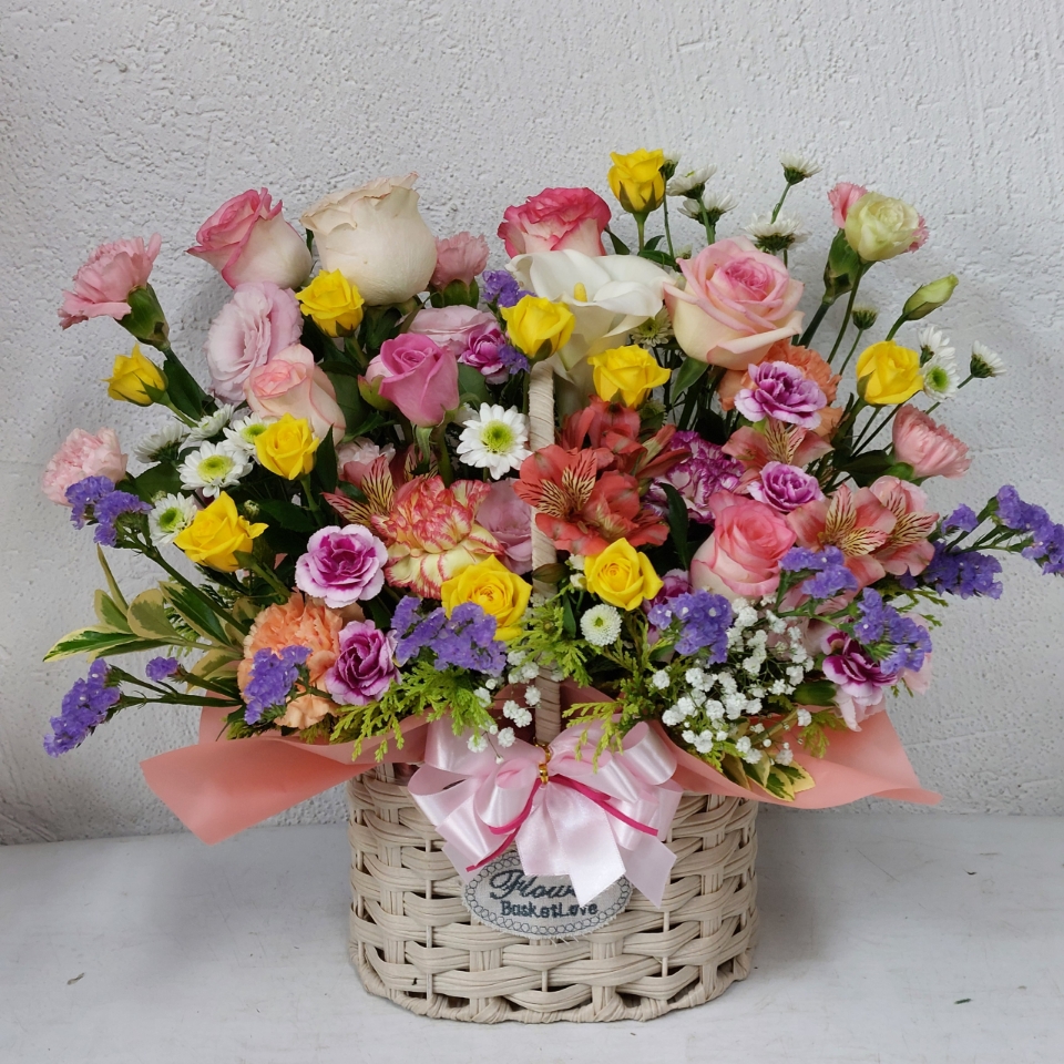 크로바화원 꽃바구니